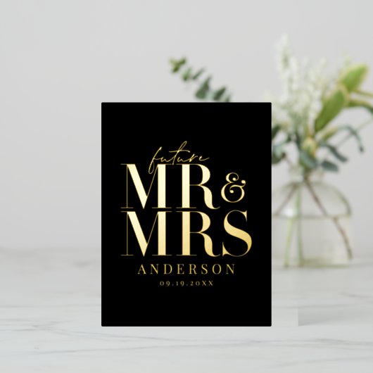 echte folietypografie behalve het briefkaart date (Staand Voorkant)