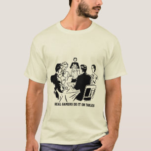 Echte gamers t-shirt
