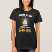 Echte gardenspoorstaafmachinemodel t-shirt (Voorkant)