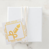 Echte Gold Foil Candle - Aangepaste cadeaus Bedankjes Labels (Met doos)