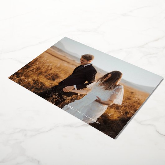 Echte gouden belettering elegante vrolijke kerst f folie feestdagenkaart (Gedraaid)