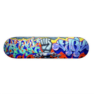 Echte graffiti-skateboards skateboard