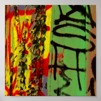echte grafitti poster