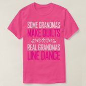 Echte Grandmas Line Dance: geweldige geschenken vo T-shirt (Design voorkant)