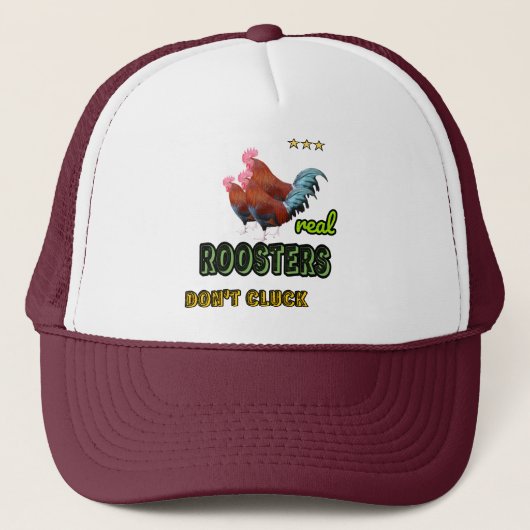 Echte hanen trucker pet (Voorkant)