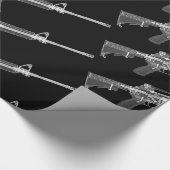 Echte HD röntgenafbeelding van echte AR-15! Cadeaupapier (Hoek)