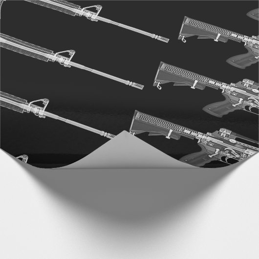Echte HD röntgenafbeelding van echte AR-15! Cadeaupapier (Hoek)