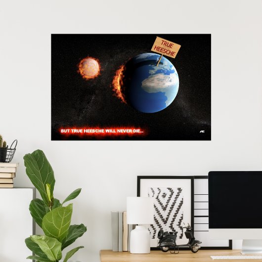 Echte Heesche! Poster (Thuiskantoor)