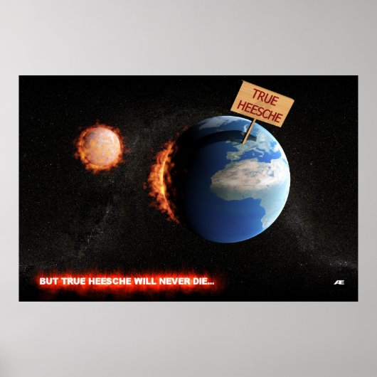 Echte Heesche! Poster (Voorkant)