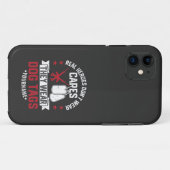 Echte helden Draag geen kapen die hondenzakken Dra Case-Mate iPhone Case (Achterkant (horizontaal))