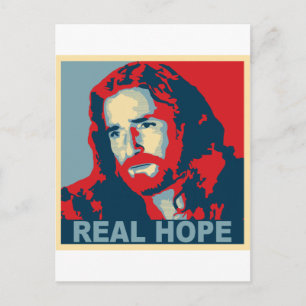 Echte hoop Jesus Briefkaart