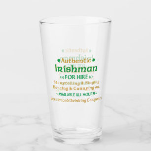Echte Ier Te Huur Funny Glas