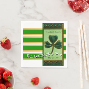 Echte Ierse Hart St. Patrick's Day PPN01 servetten