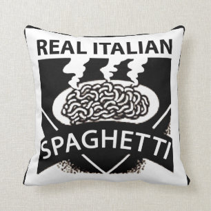 Echte Italiaanse spaghetti Kussen