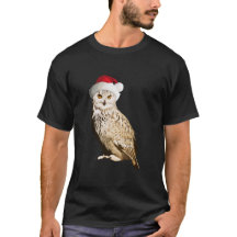 Echte kerstbosuil met een hapje en een feest