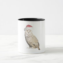 Echte kerstbosuil met één tricot-effect