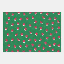 Echte kerstcadeaupapier inpakpapier vel