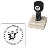 Echte kerstcadeautjes, gecertificeerd voor de kers 	rubberstempel (Gestempeld)