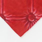 Echte lederen bekleding: veelzijdig decor fleece deken (Hoek)