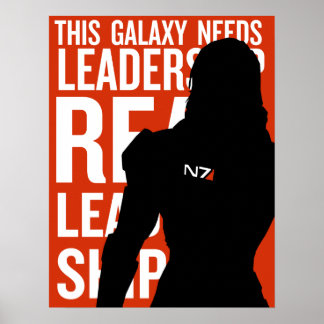 Echte leiderschap: Femshep Poster