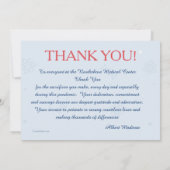 Echte levenshelden Dank je wel Bedankkaart (Achterkant)