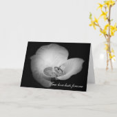 Echte liefde duurt eeuwig kaart (Gele Bloem)