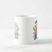 Echte liefde voor altijd - Romantisch hartontwerp Koffiemok (Center)