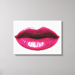 Echte LIps verpakte canvas 20x14"