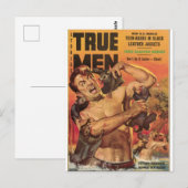 Echte Mannen 3 Briefkaart (Voorkant / Achterkant)
