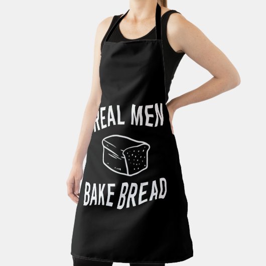 Echte Mannen Bak Bread - Grappig Baking Design Schort (Insitu)
