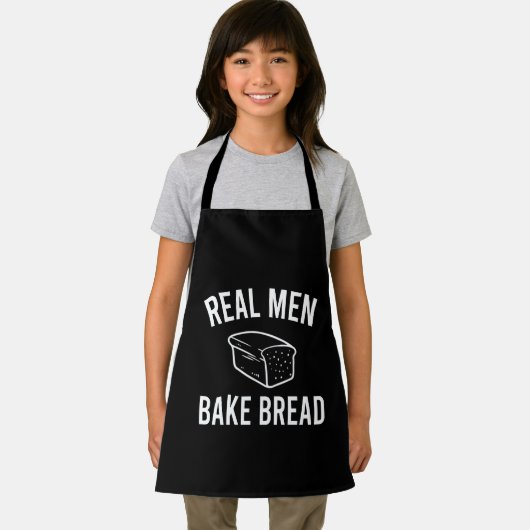 Echte Mannen Bak Bread - Grappig Baking Design Schort (Insitu)