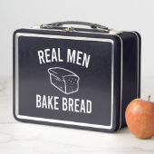 Echte Mannen Bakken Brood - Grappig Bakontwerp (In situ)