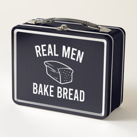 Echte Mannen Bakken Brood - Grappig Bakontwerp (Voorkant)
