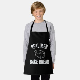 Echte Mannen Bakken Brood - Grappig Bakontwerp  Schort