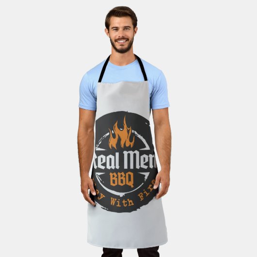 Echte Mannen BB Schort (Gedragen)