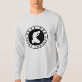 Echte Mannen bidden nederig lange mouw Shirt (Voorkant)