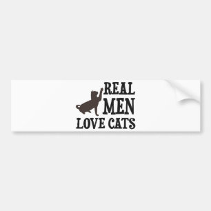 Echte Mannen Bumpersticker