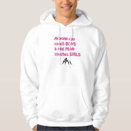 Echte Mannen Coach Girls-Wrestling Hoodie
