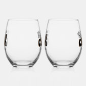 Echte Mannen Cook Black Wijnglas Zonder Voet (Rechts)