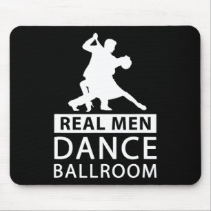 Echte Mannen Dans Ballroom Shirt Ballroom Dans Voo Muismat