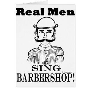 Echte Mannen die Barbershop zingen!