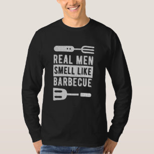 Echte Mannen die net als barbecue zijn, ideaal voo T-shirt