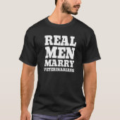 Echte Mannen Dierenveeartsen Dierenveearts T-shirt (Voorkant)