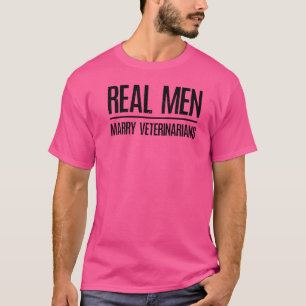 Echte Mannen Dierenveeartsen Dierenveearts T-shirt