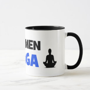 Echte Mannen doen Yoga - Unieke Yoga Cadeaus Mok