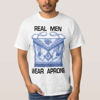 Echte Mannen Draag Aprons! T-shirt