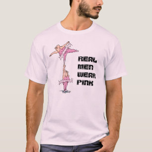 Echte Mannen Draag Roze vet Tutu Ballet Shirt