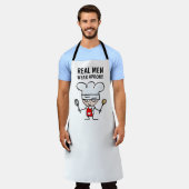 Echte Mannen Draag Schorten grappige keuken koken  (Gedragen)