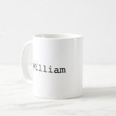 Echte Mannen Drink Tea Mok Funny Mug Mannen Custom (Voorkant links)