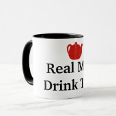 Echte Mannen Drink thee - MOK (Voorkant links)